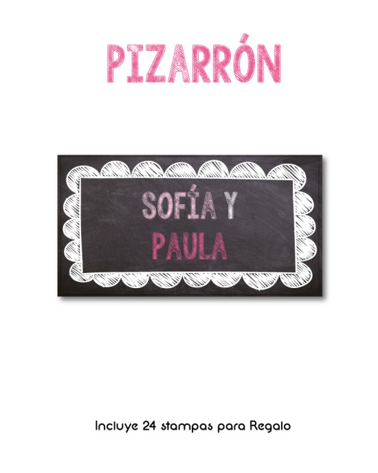 Paquete de etiquetas para Regalo Pizarrón - Etiquetas Para Regalos