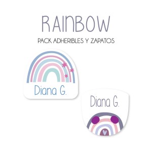 Pack Escuela y Zapatos Rainbow