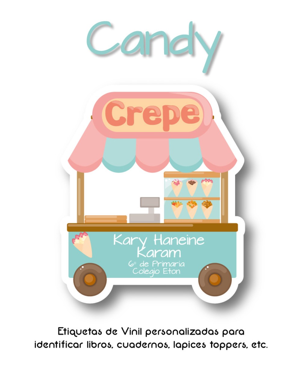 Pack Ropa y Escuela Candy | Pack Ropa y Adheribles