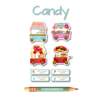 Escuela Adheribles Candy Escuela Adheribles Candy