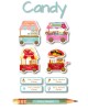 Escuela Adheribles Candy Escuela Adheribles Candy