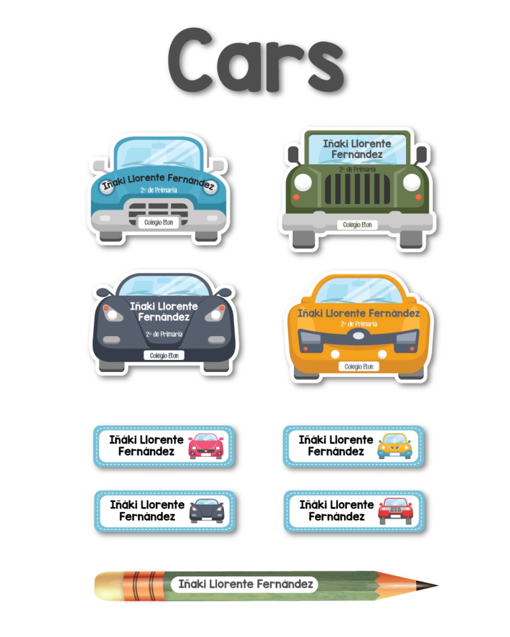 Pack Escuela y Zapatos Cars | Pack Adheribles y Zapatos Pack Escuela y Zapatos Cars | Pack Adheribles y Zapatos