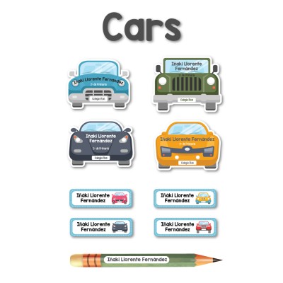 Escuela Adheribles Cars Escuela Adheribles Cars