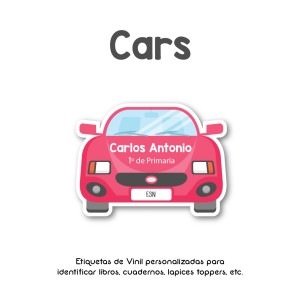 Escuela Adheribles Cars