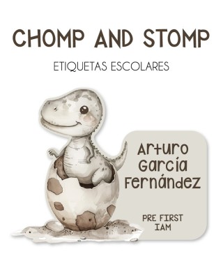 Pack Back to School Chomp and Stomp