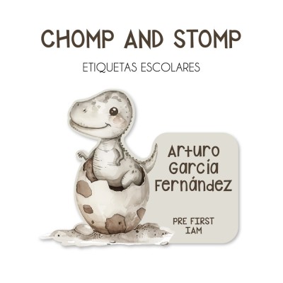 Escuela Adheribles Chomp and Stomp