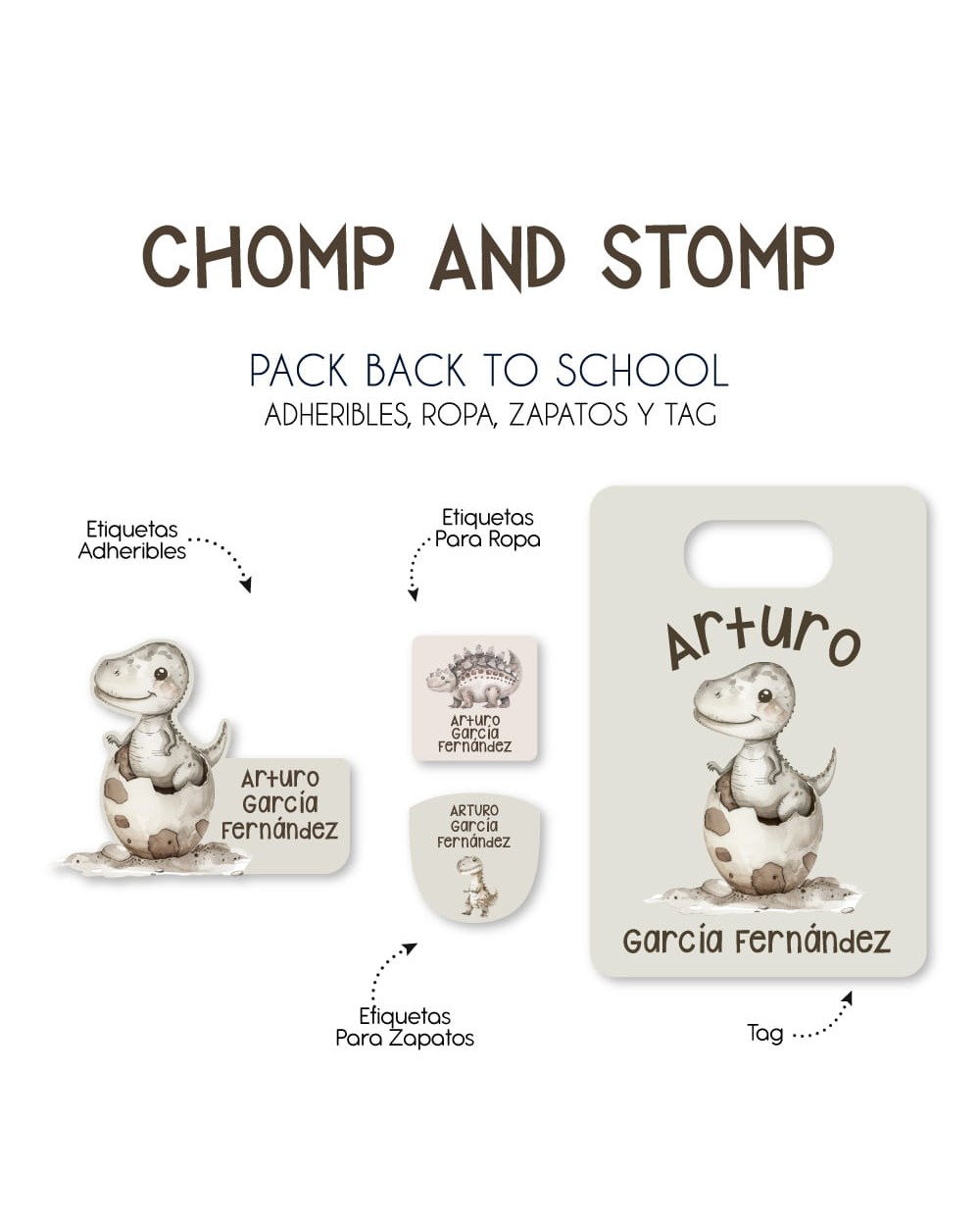 Pack Back to School Chomp and Stomp | Pack Back To School