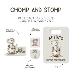 Pack Back to School Chomp and Stomp