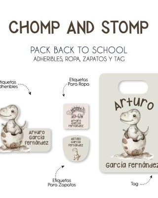 Pack Back to School Chomp and Stomp