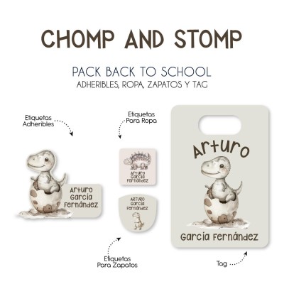 Pack Back to School Chomp and Stomp
