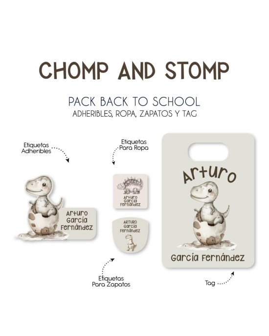 Pack Back to School Chomp and Stomp | Pack Back To School