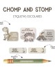 Escuela Adheribles Chomp and Stomp | Etiquetas Para Escuela
