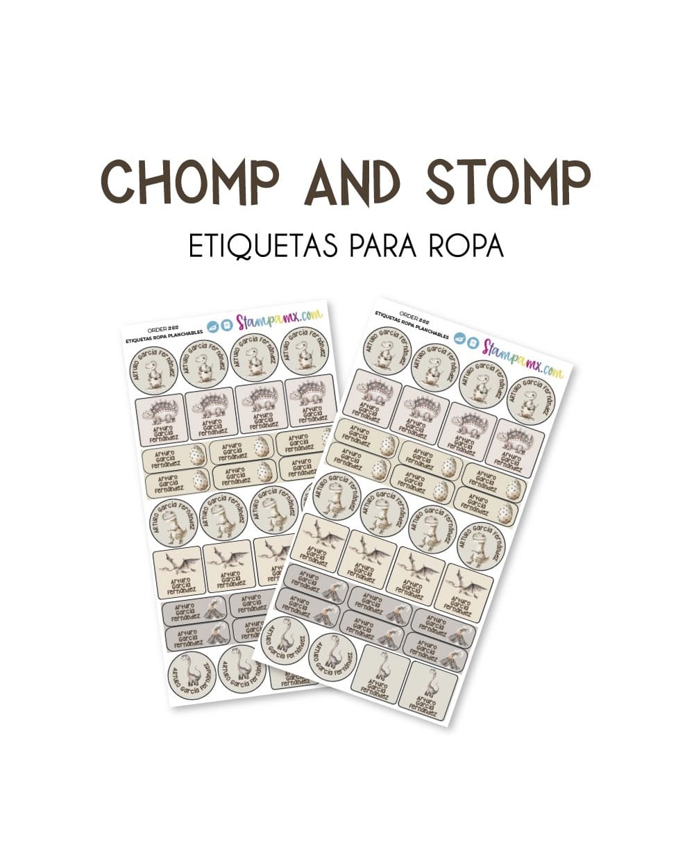 Pack Back to School Chomp and Stomp | Pack Back To School