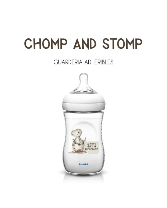 Guarderia Chomp and Stomp | Etiquetas Para Guarderia