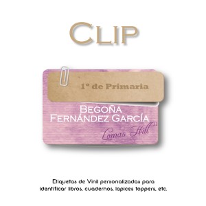 Escuela Adheribles Clip