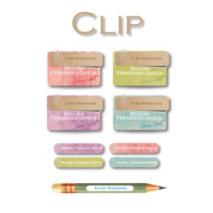 Escuela Adheribles Clip