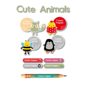 Escuela Adheribles Cute Animals Escuela Adheribles Cute Animals