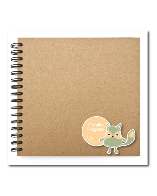 Escuela Adheribles Cute Animals-Etiquetas Para Escuela