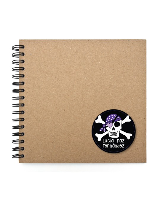 Escuela Adheribles Cute Skull-Etiquetas Para Escuela