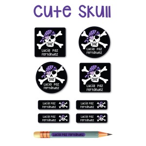 Escuela Adheribles Cute Skull Escuela Adheribles Cute Skull