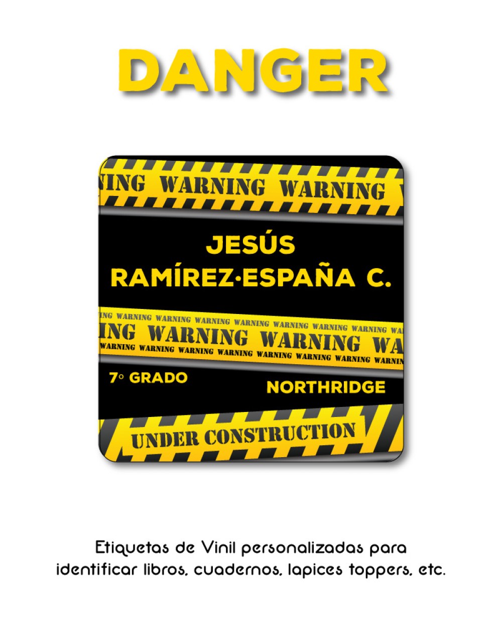 Pack Ropa y Escuela Danger | Pack Ropa y Adheribles Pack Ropa y Escuela Danger | Pack Ropa y Adheribles