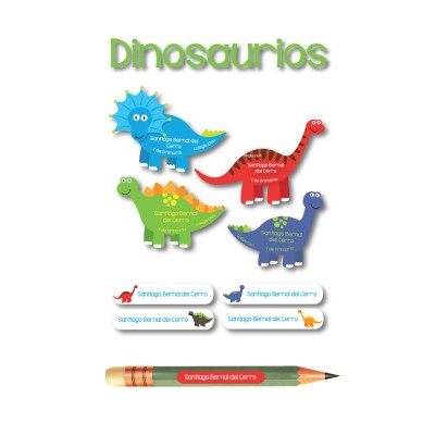 Pack Premium Ropa, Zapatos y Escuela Dinosaurios Pack Premium Ropa, Zapatos y Escuela Dinosaurios