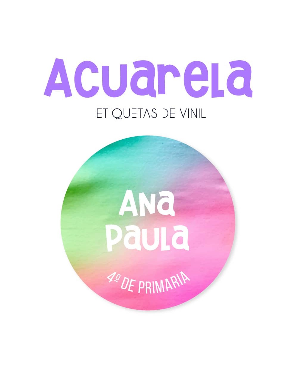 Pack Escuela y Zapatos Acuarela | Pack Adheribles y Zapatos