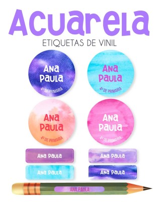 Escuela Adheribles Acuarela