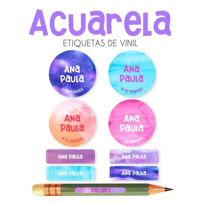 Escuela Adheribles Acuarela Escuela Adheribles Acuarela