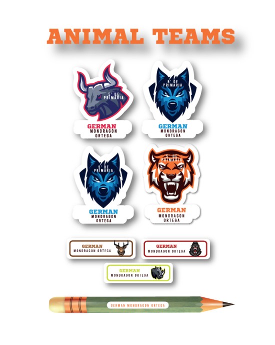 Pack Back to School Animal Teams-Pack Back To School