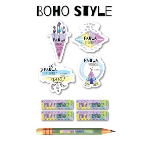 Escuela Adheribles Boho Style