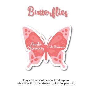 Pack Back to School Butterflies