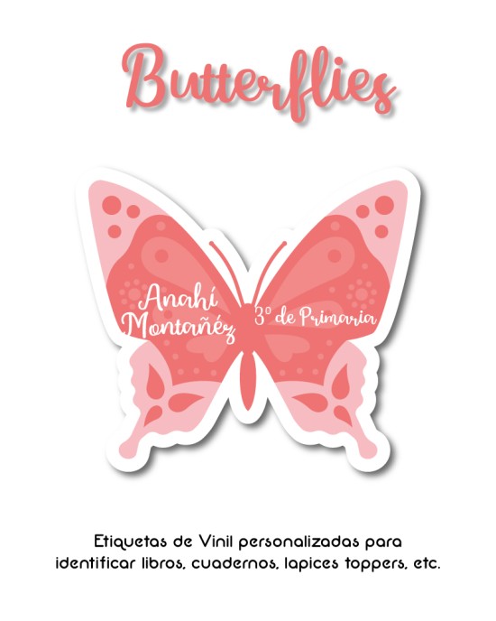 Pack Ropa y Escuela Butterflies | Pack Ropa y Adheribles