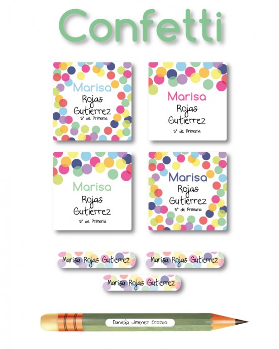 Pack Premium Ropa, Zapatos y Escuela Confetti | Pack Premium