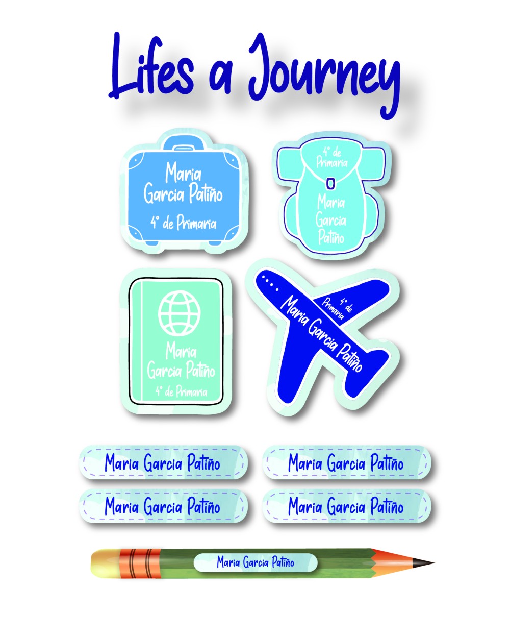 Escuela Adheribles Lifes a Journey-Etiquetas Para Escuela Escuela Adheribles Lifes a Journey-Etiquetas Para Escuela