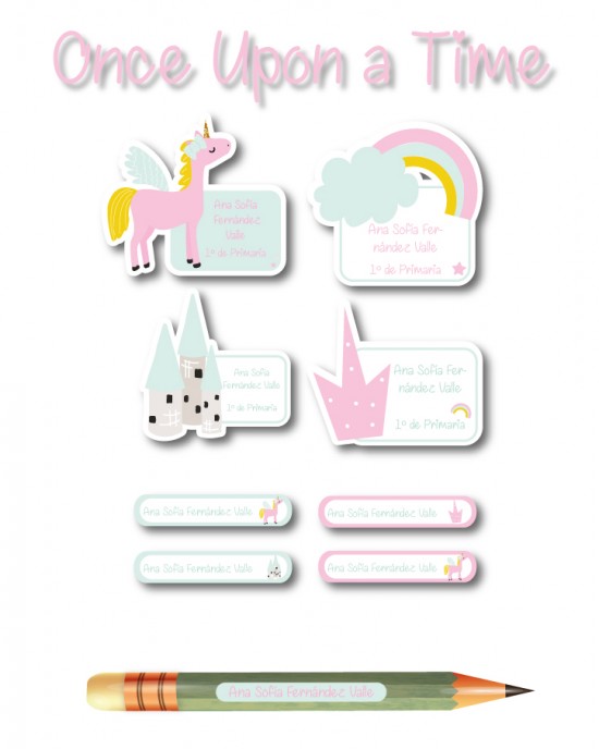 Pack Ropa y Escuela Once Upon a Time | Pack Ropa y Adheribles