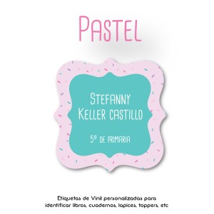 Escuela Adheribles Pastel Escuela Adheribles Pastel