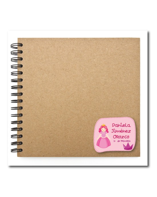 Escuela Adheribles Princess-Etiquetas Para Escuela