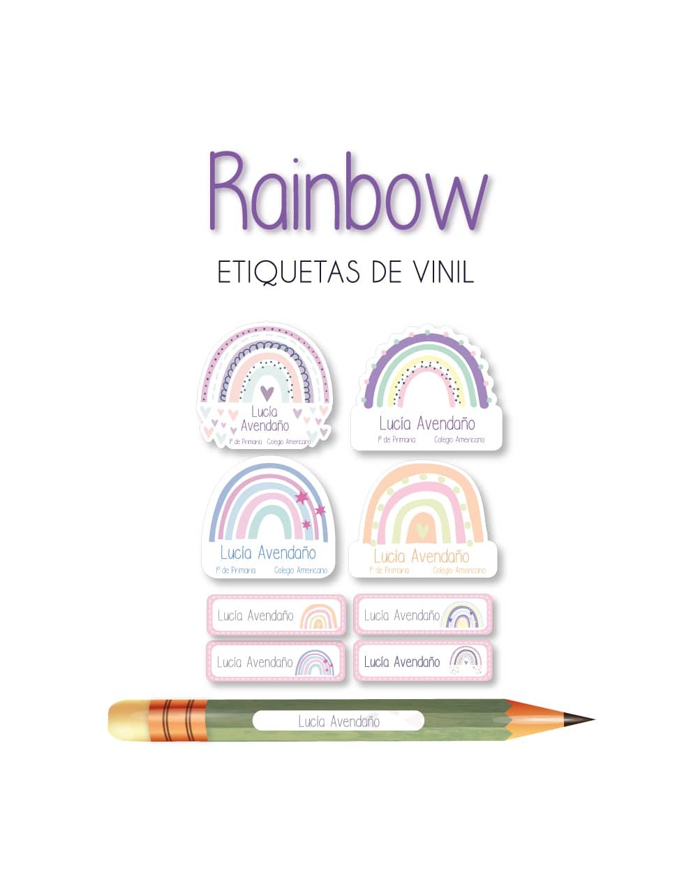 Pack Premium Ropa, Zapatos y Escuela Rainbow | Pack Premium