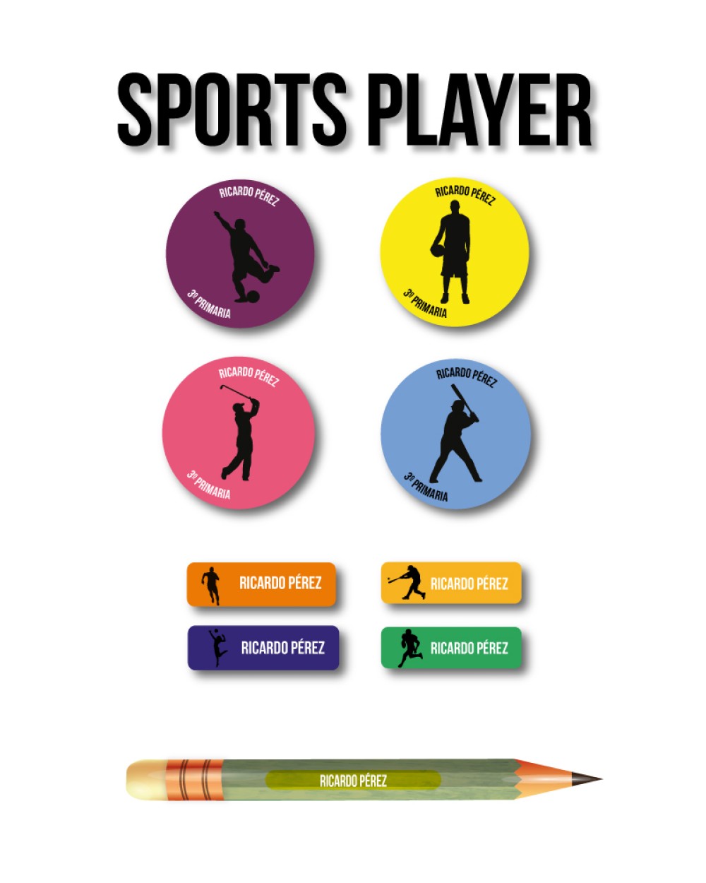 Pack Ropa y Escuela Sports Player | Pack Ropa y Adheribles