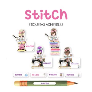 Escuela Adheribles Stitch