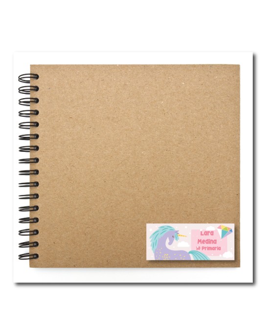 Escuela Adheribles Unicornio-Etiquetas Para Escuela