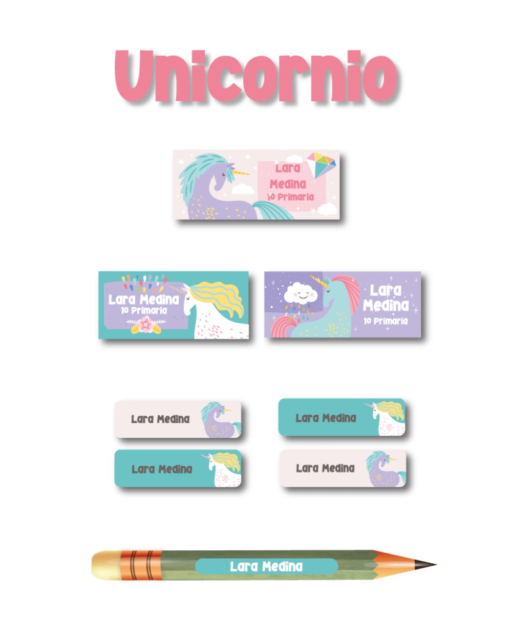 Pack Premium Ropa, Zapatos y Escuela Unicornio | Pack Premium