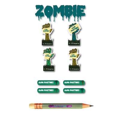 Escuela Adheribles Zombie Escuela Adheribles Zombie