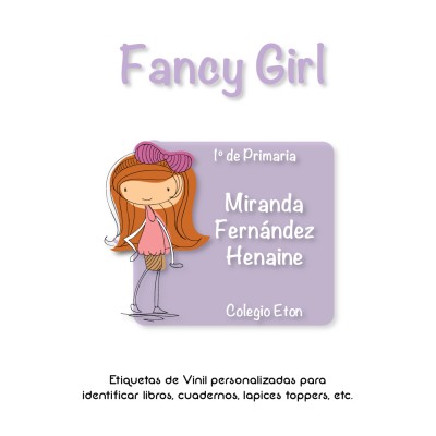 Escuela Adheribles Fancy Girl