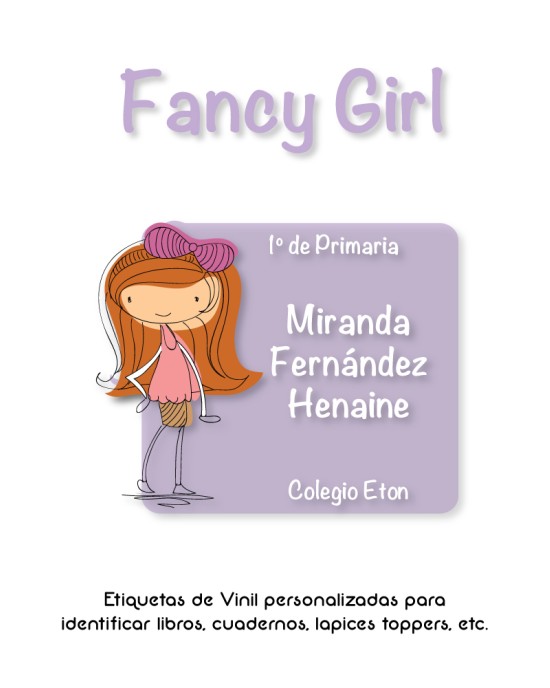 Pack Ropa y Escuela Fancy Girl | Pack Ropa y Adheribles