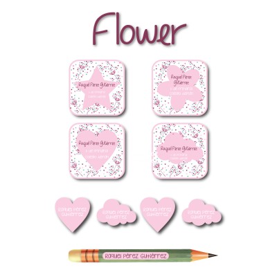 Pack Ropa y Escuela Flower Pack Ropa y Escuela Flower