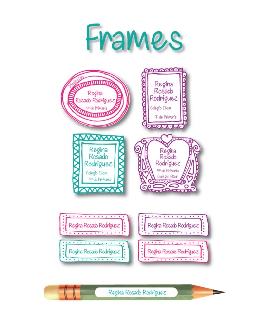 Pack Premium Ropa, Zapatos y Escuela Frames | Pack Premium