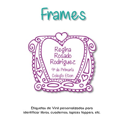 Pack Premium Ropa, Zapatos y Escuela Frames