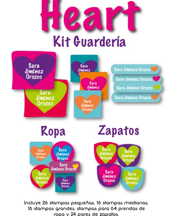 Kit Guarderia Heart